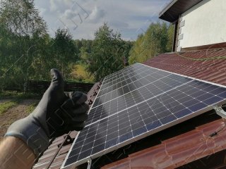 Установка солнечных батарей